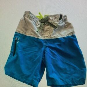 Blue and Gray Swim Shorts
